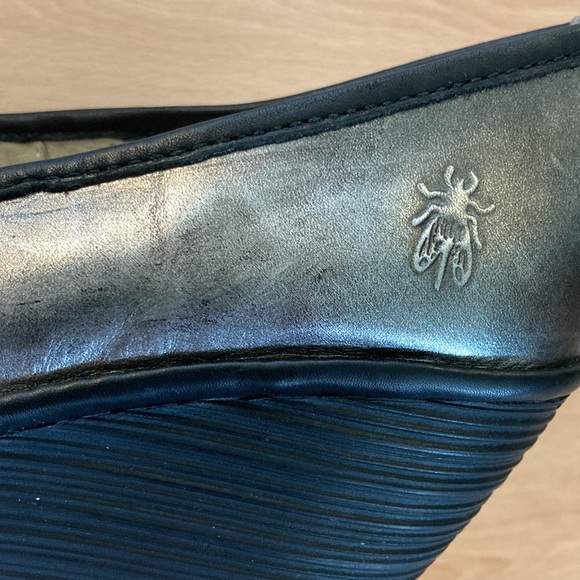 Fly London silver wedge shoes - Picture 8 of 12